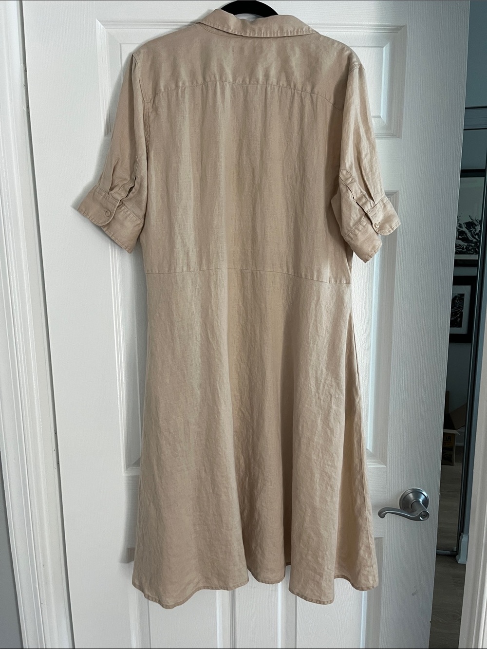Lauren Ralph Lauren Linen Tie-Waist Dress - Picture 9 of 10